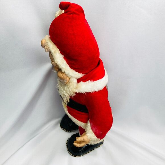 1950s Rushton Company Star Creation Stuffed Coca-Cola Santa Claus - Picture 5 of 15